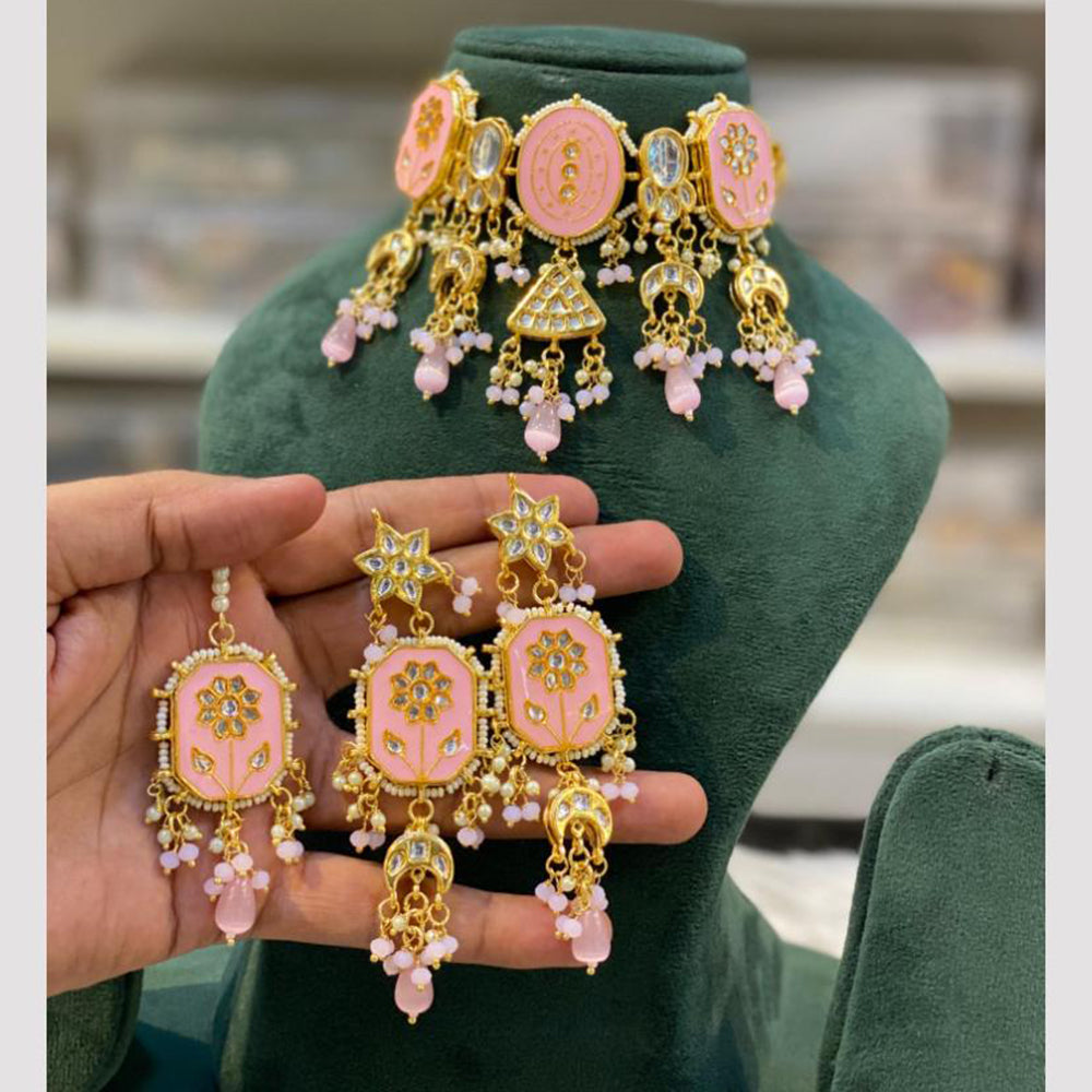 Hira Collections Meenakari Elegance In Layers of Beads Necklace Set