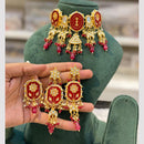 Hira Collections Meenakari Elegance In Layers of Beads Necklace Set