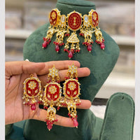 Hira Collections Meenakari Elegance In Layers of Beads Necklace Set