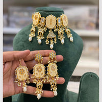Hira Collections Meenakari Elegance In Layers of Beads Necklace Set