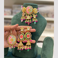 Hira Collections Meenakari Elegance In Layers of Beads Necklace Set