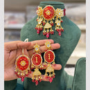 Hira Collections Meenakari Elegance In Layers of Beads Necklace Set