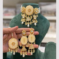 Hira Collections Meenakari Elegance In Layers of Beads Necklace Set