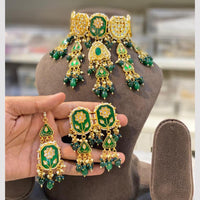 Hira Collections Meenakari Elegance In Layers of Beads Necklace Set