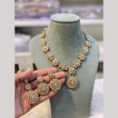 Hira Collections Designer Radiant Crystal Stone Necklace Set