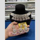 Hira Collections Royal Kundan Stone And Pearl Festive Wear Necklace Set