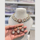 Hira Collections Sparkling Kundan Necklace Set