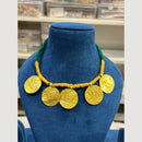Hira Collections Antique Finish Thread Necklace Set