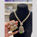 Hira Collection Festive Kundan And Austrian Stone Pearl Necklace Set