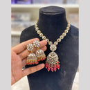 Hira Collection Festive Kundan And Austrian Stone Pearl Necklace Set