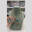 Hira Collection Festive Kundan And Austrian Stone Pearl Necklace Set