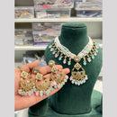 Hira Collection Festive Kundan And Crystal  Stone Pearl Necklace Set