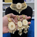 Hira Collection Designer Kundan Stone And Beads Heavy Choker Necklace Set