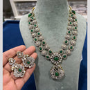 Hira Collection Festive Kundan And Austrian Stone Necklace Set