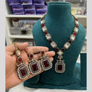 Hira Collection Festive Pota And Austrian Stone Necklace Set