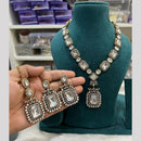Hira Collection Festive Pota And Austrian Stone Necklace Set
