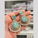 Hira Collection Designer Druzy Crystal Stone Hanging Earrings