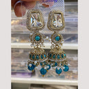 Hira CollectionsHira Collections Traditional Crystal and Beads Jhumki Earrings for Wedding