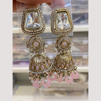 Hira CollectionsHira Collections Traditional Crystal and Beads Jhumki Earrings for Wedding