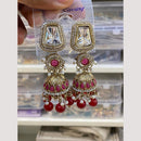 Hira CollectionsHira Collections Traditional Crystal and Beads Jhumki Earrings for Wedding