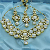 Hira Collections Designer Kundan Stone Necklace Set