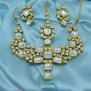 Hira Collections Designer Kundan Stone Necklace Set