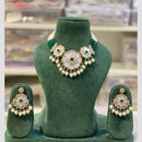 Hira Collection Elegant Kundan And Pearl Choker Necklace Set