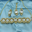Hira Collections Designer Kundan Stone Choker Necklace Set