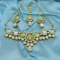 Hira Collections Designer Kundan Stone Necklace Set