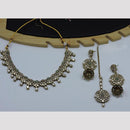 Hira Collections Royal Kundan Stone And Pearl Necklace Set