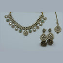 Hira Collections Royal Kundan Stone And Pearl Necklace Set