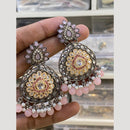 Hira Collections Gold Plated Crystals And Beads Dangler Earrings