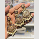 Hira Collections Designer Crystal Stone & Beads Earrings With Maangtikka for Every Occasion