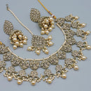 Hira Collections Designer Crystal Stone & Beads Necklace set Perfect for Weddings Celebrations