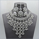 Hira Collections Elegant Austrian Stone Necklace Set For Festive Functions & Special Events