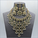 Hira Collections Elegant Austrian Stone Necklace Set For Festive Functions & Special Events