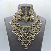 Hira Collections Elegant Austrian Stone Necklace Set For Festive Functions & Special Events