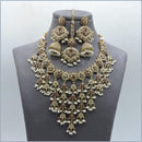 Hira Collections Elegant Austrian Stone Necklace Set For Festive Functions & Special Events