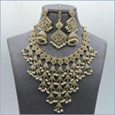 Hira Collections Stunning Austrian Stone Necklace Set For Festive Functions & Special Events