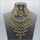 Hira Collections Stunning Austrian Stone Necklace Set For Festive Functions & Special Events