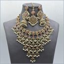 Hira Collections Stunning Austrian Stone Necklace Set For Festive Functions & Special Events