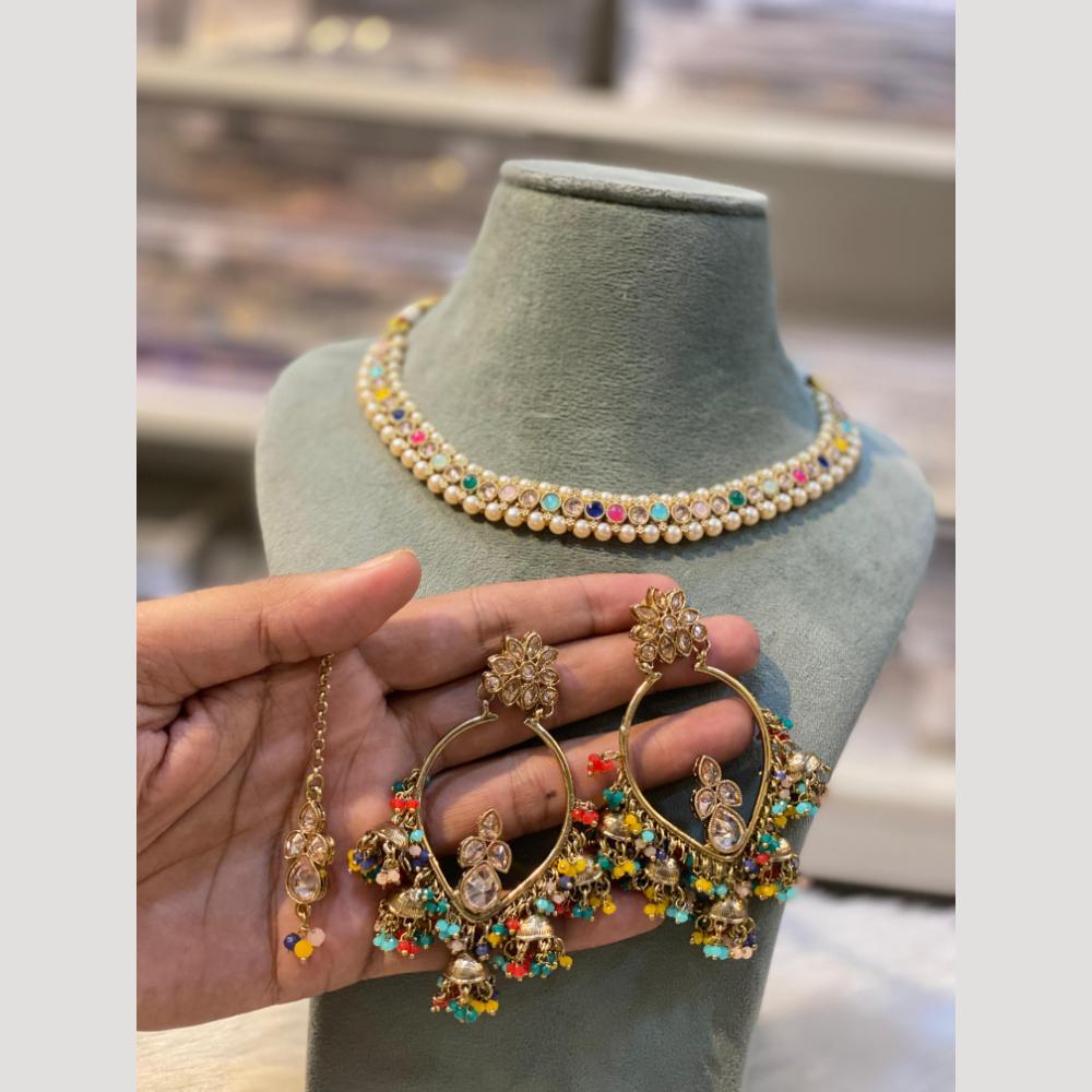 Hira Collections Ethnic Charm Kundan And Pearl Necklace Set for Every Occasion