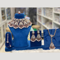 Hira Collections Luxuria Kundan & Beads Semi - Bridal Necklace Set