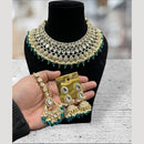 Hira Collections Royal Kundan Stone Pearl And Beads Necklace Set