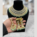 Hira Collections Royal Kundan Stone Pearl And Beads Necklace Set