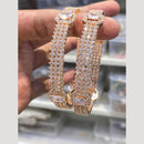 Hira Collections Glamorous Austrian Stone And American Diamond Premium Bangles Set