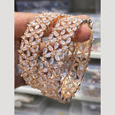 Hira Collections Glamorous American Diamond Premium Bangles Set