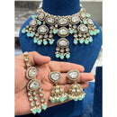 Hira Collection Traditional Kundan And Beads Choker Necklace Set