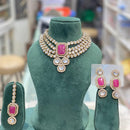 Hira Collection Gorgeous Kundan Choker Necklace Set for Wedding Functions