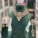 Hira Collection Gorgeous Kundan Choker Necklace Set for Wedding Functions